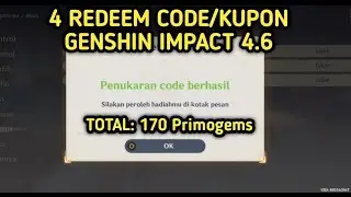 4 Redeem Code Genshin Impact 4.6, Total 170 Primogems