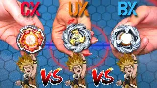 LEON FANG vs LEON CREST vs LEON CLAW Beyblade X Battle
