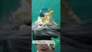 hair setting shape hat women  look how setting tutorial