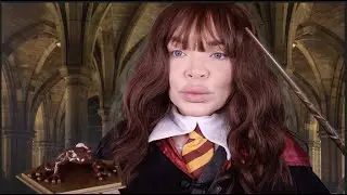 ASMR Hermione Granger Teaches You Magic at Hogwarts (Christmas)