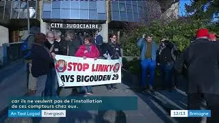 France 3 An Taol Lagad - Brève procès Linky tribunal Rennes