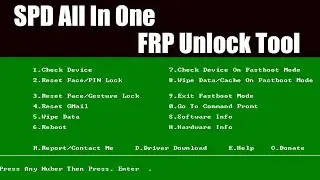 Spreadtrum SPD All In One FRP Unlock Tool || All SPD Android FRP Unlock Tool