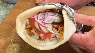 Гірос з куркою . Всі секрети рецепту!