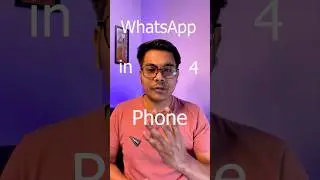 WhatsApp in 4 phone. Good update for small business. #whatsapp #update #shorts