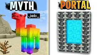 I Busted Epic Myths in Minecraft 1.20 | MINECRAFT