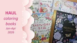 HAUL - Coloring books - January to April 2026