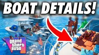 GTA 6 BOATS! ALL HIDDEN DETAILS IN THE SCREENSHOTS!