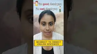Common Mistakes in English| Incorrect to Correct English Sentences 