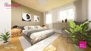 Baustolz Holzhaus Typ Hip Hop Satteldach
