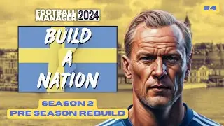 Pre Season Rebuild | FM24 BUILD A NATION - SWEDEN | Part 4