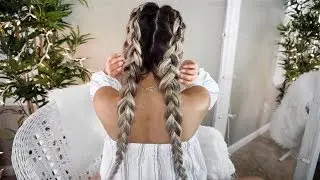HOW TO: Double Dutch Braid With Hair Extensions | Bellami Hair