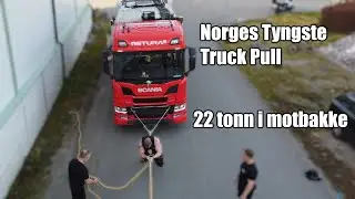 NORGES TYNGSTE TRUCK PULL - 22 TONN I MOTBAKKE