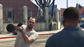 GTA V Trevor kills Franklin