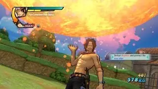 One Piece Pirate Warriors 3 Ace Level 100 Gameplay