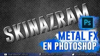 EFECTO METAL EN TEXTO | COMO HACERLO EN PHOTOSHOP | TUTORIAL @HundsvartJarva