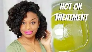 Do It Yourself | Hot Oil Treatment For Dry and Frizzy Natural Hair