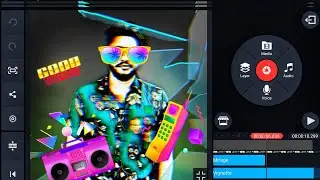 Glitch Screen Beat Effect in Kinemaster