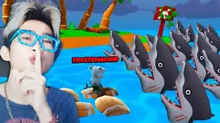 FROST DIAMOND VS 1000 HIU MEGALODON BAR BAR DI STUMBLE GUYS!!!