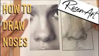 How to Draw a Nose in Pencil