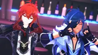 【原神 / Genshin Impact MMD】p.h.【ディルック + ガイア |Diluc,Kaeya】