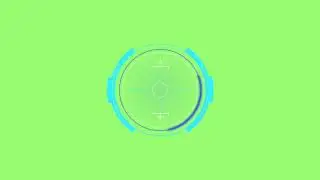 FREE | NO COPYRIGHT | GREEN SCREEN | Head-Up Display Target | HUD Target 6