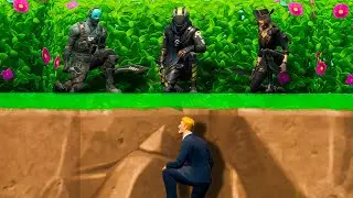 ZIPEK vs 3 ŁOWCÓW (FORTNITE MANHUNT)
