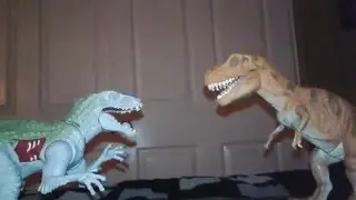 Jurassic World: Indominus Rex vs Gyrosphere set