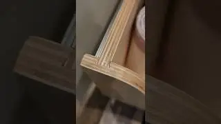 Best joint for holding on a drawer front? The sliding dovetail! #woodworking #dovetail #drawer