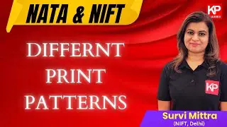 Different types of Print Pattern by Surbhi Ma'am | NID | NIFT | UCEED | CEED #nift #nidentrance