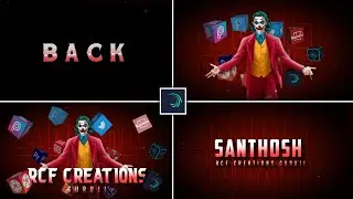 Alight motion 3D Intro Logo Video Editing in   Cinematic intro video editing Kinemaster Preset