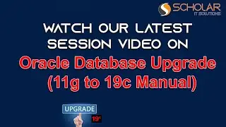 Oracle Database Upgrade  (11g to 19c Manual)#oracledatabase #database