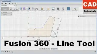 Fusion 360 Line Tool | Fusion 360 Line Angle | Fusion 360 Sketch