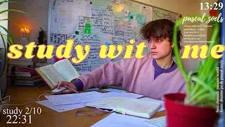 LIVE | 12-HOUR study with me 📚🌧 rain sounds & pomodoro timer 60 & 10
