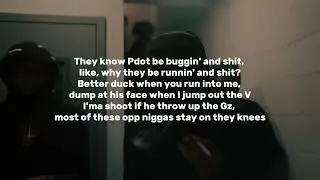 Kenzo Balla - Talk Our Shit ft. Pdot Sav ( Lyrics)