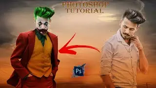 JOKER Photo Manipulation Tutorial | Photoshop@Rj_Edition0786
