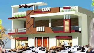 House Front Elevation 2024 @PiyushPanchal #home