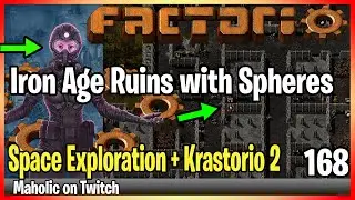 ⚙️Factorio Space Exploration & Krastorio 2 Mod✅🏭➡️Ruins & Nauvis Resource Fix ups x169