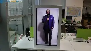 Smart Holographic Cabin Display Transparent Lcd Showcases Box
