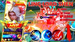 LING INSANE DAMAGE BUILD !! LING BEST BUILD 2022 - BUILD TOP 1 GLOBAL LING ~ MLBB