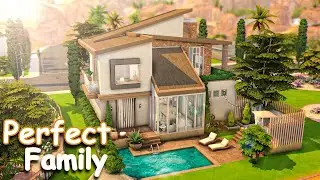 PERFECT FAMILY HOME 🏡 | No CC | Stop Motion Build | THE SIMS 4 | Schnuck Credit
