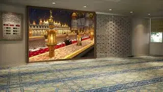 Islamic Green Screen Studio Set, Islamic Virtual Studio Background
