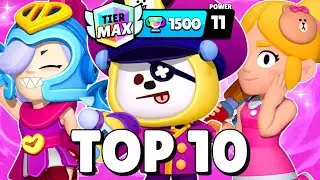 Top 10 Easiest Max Tiers In Brawl Stars (New Meta)