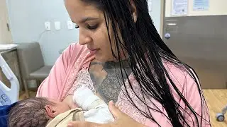 Primeiro dia com o nosso bebê no hospital