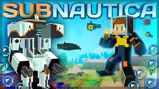 I FOUND AN AQUATIC ROBOT! / SUBNAUTICA MINECRAFT
