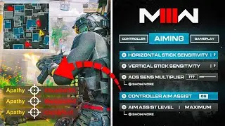 the BEST Pro Player SETTINGS for Call of Duty MW3!! (Pro Controller Settings!)