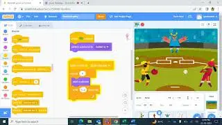 Scratch programming - Baseball game animation