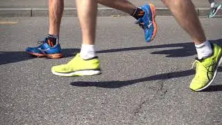 Run Marathon Race - Free HD Stock Footage - No Copyright - People Legs Running