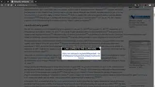Create and copy link to text fragment