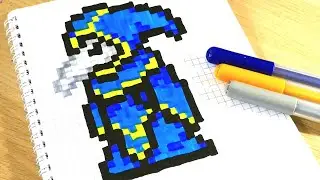КУЛЬТИСТ из TERRARIA ! РИСУНКИ ПО КЛЕТОЧКАМ - PIXEL ART
