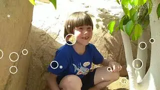 Андрей и Карина играют в прятки